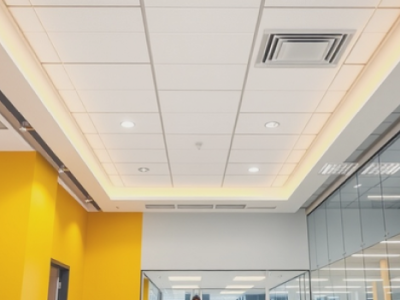 Luces de techo amarillas