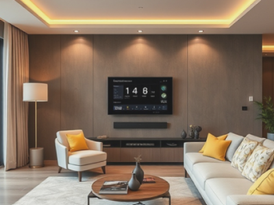 Luces de techo amarillas